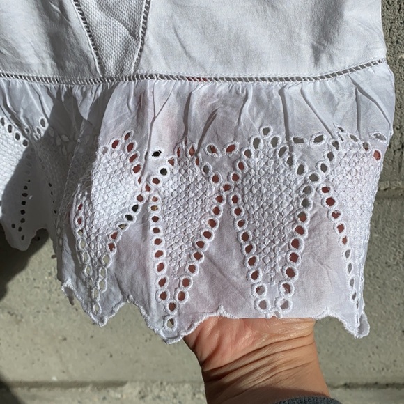 NWT Old Navy Medium Eyelet Racerback tank in white - Picture 5 of 9